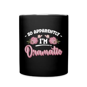 Scène du personnage Queen - Mug uni - noir - Devant