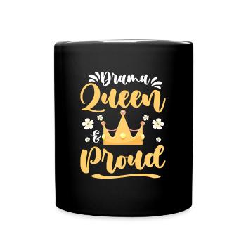 Drame Queen Woman - Mug uni - noir - Devant
