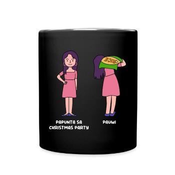 Weihnachtsdesign für junge stolze Pinoys - Tasse einfarbig - Schwarz - Vorne
