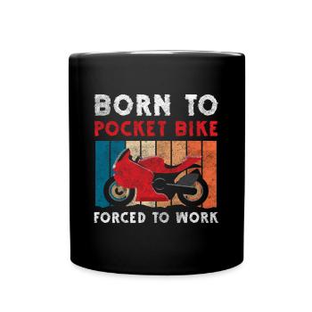 Passe-temps de piste de moto - Mug uni - noir - Devant