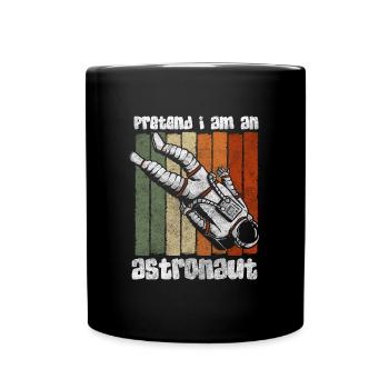 Astronaut Cosmos - Full Colour Mug - black - Front