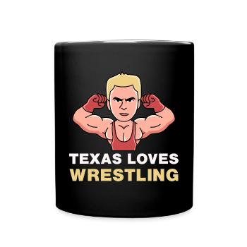 Conception de lutte au Texas pour les fiers fans du Texas - Mug uni - noir - Devant