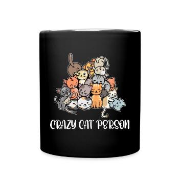 Animal préféré Chat Animaux de compagnie Déclaration Animaux - Mug uni - noir - Devant