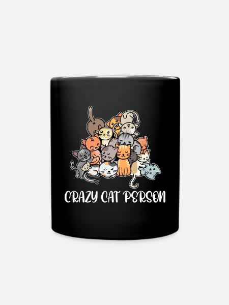 Animal préféré Chat Animaux de compagnie Déclaration Animaux - Mug uni - noir