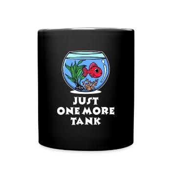 Kugelfisch Aquarium Statement Haustiere Heimtier - Tasse einfarbig - Schwarz - Vorne