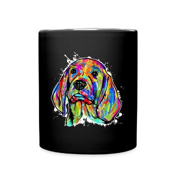 Animaux de compagnie Peluche pour chien Animal préféré Animaux - Mug uni - noir - Devant