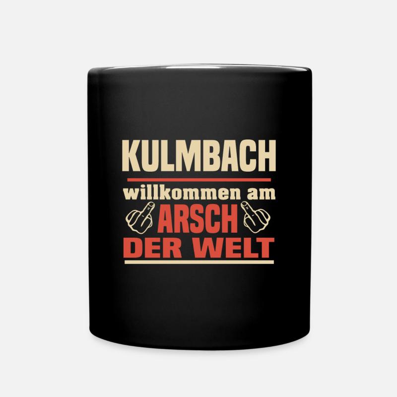 Kulmbach - Tasse einfarbig - Schwarz