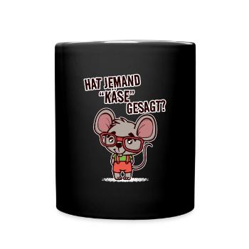 Ratte Statement Schoßtier Haustiere Heimtier - Tasse einfarbig - Schwarz - Vorne