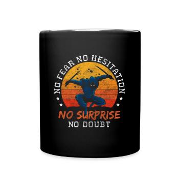 Swordsman Weapon Kendo Akido - Full Colour Mug - black - Front