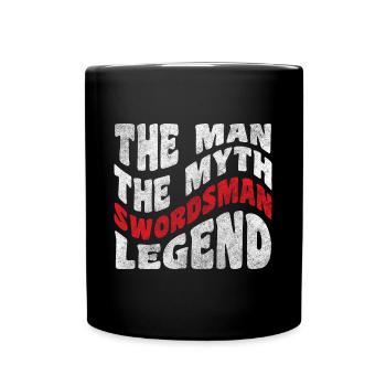 Sword Duel Kendo Saber - Full Colour Mug - black - Front