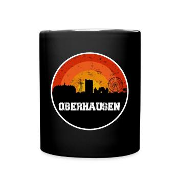 Ligne d’horizon originale d’Oberhausen - Mug uni - noir - Devant