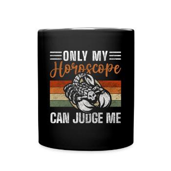 Symbole d’anniversaire du Scorpion - Mug uni - noir - Devant