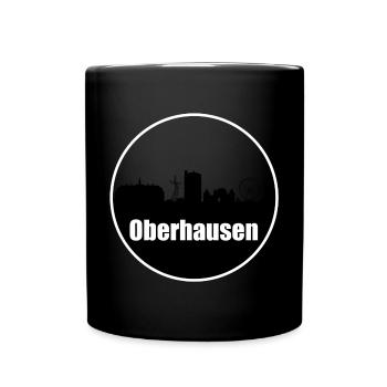 Oberhasuen Transparency Skyline - Full Colour Mug - black - Front