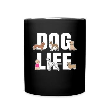 Déclaration de chiot animal préféré - Mug uni - noir - Devant