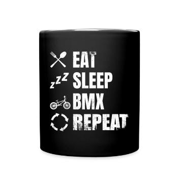 BMX Schedule - Full Colour Mug - black - Front