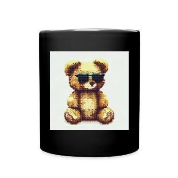 Teddy Cool - Tasse einfarbig - Schwarz - Vorne