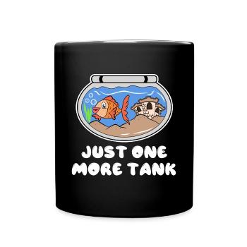 Aquarium Statement Goldfish Pets Stuffed Animal - Full Colour Mug - black - Front