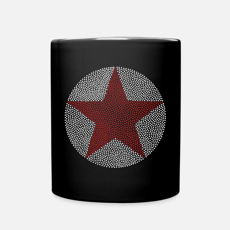 Étoile dans un cercle - Mug uni - noir
