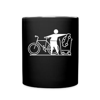 Naturschutz Umweltschützer Umwelt Umweltfreundlich - Tasse einfarbig - Schwarz - Vorne
