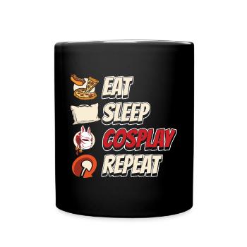 Cosplay Cosplayer Art Lover - Full Colour Mug - black - Front