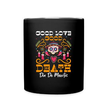 Le crâne de la mort de Dia de Muerto - Mug uni - noir - Devant