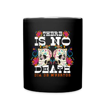 Holiday Celebration Mexican Skeleton - Full Colour Mug - black - Front