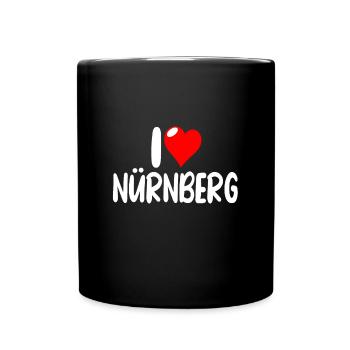 Nürnberg - Tasse einfarbig - Schwarz - Vorne