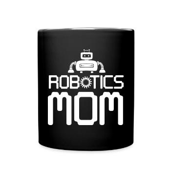 Les femmes construisent un robot Robot constructeur de droïdes de la fête des mères - Mug uni - noir - Devant