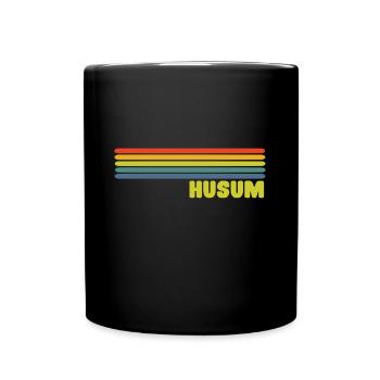 Husum - Tasse einfarbig - Schwarz - Vorne