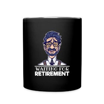 Ruhestand Senior Statement Karriere Freiheit - Tasse einfarbig - Schwarz - Vorne
