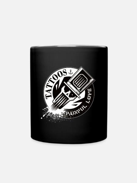 TATTOOS PAINFUL LOVE - Tasse einfarbig - Schwarz