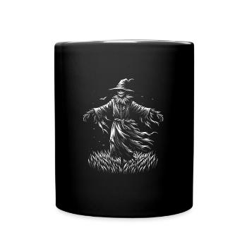 Spooky Scarecrow - Full Colour Mug - black - Front