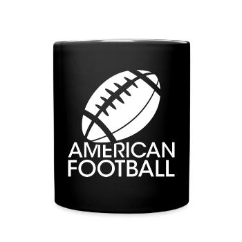 Fans de football amis icône de sport logo icône graphique - Mug uni - noir - Devant