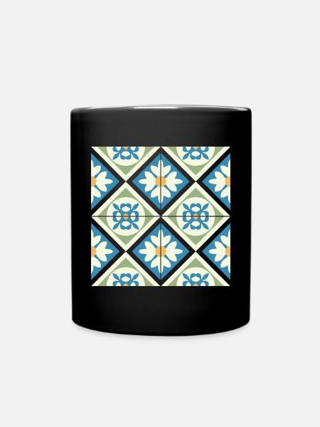 Tuiles Andalouses 13 - Mug uni - noir