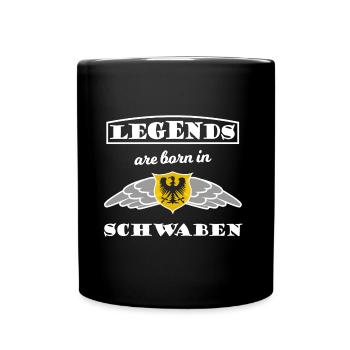 The power from Swabia - Full Colour Mug - black - Front