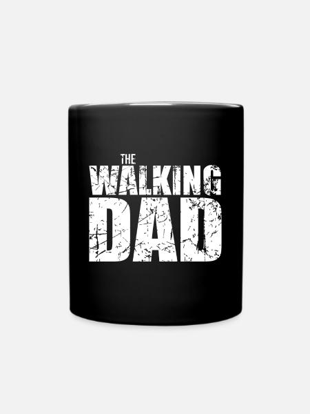 The Walking Dad - Full Colour Mug - black