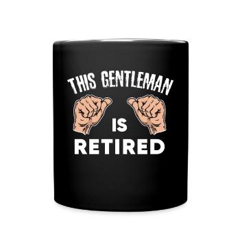 Retraite Relevé de retraite des personnes âgées Liberté - Mug uni - noir - Devant