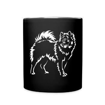 Eurasier "Black Edition" - Full Colour Mug - black - Front