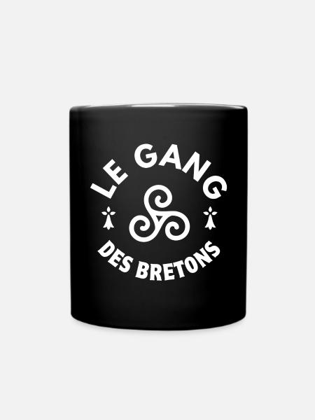 Bretagne, je suis Breton, fierté bretonne - Mug uni - noir