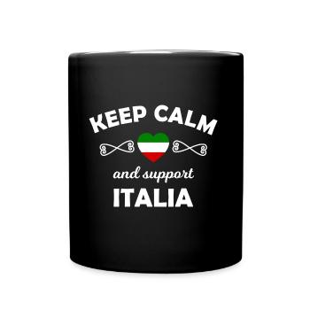 Supporters from Italy - Full Colour Mug - black - Front