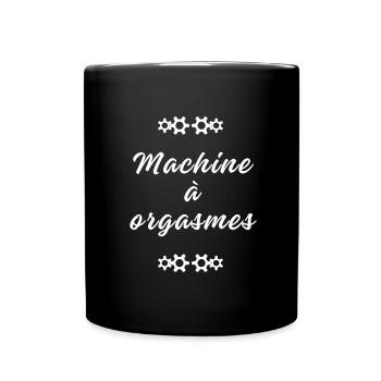 Machine à orgasmes - Mug uni - noir - Devant