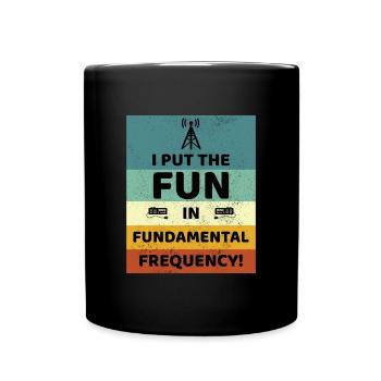 Amusez-vous avec la radio amateur à fréquence fondamentale - Mug uni - noir - Devant