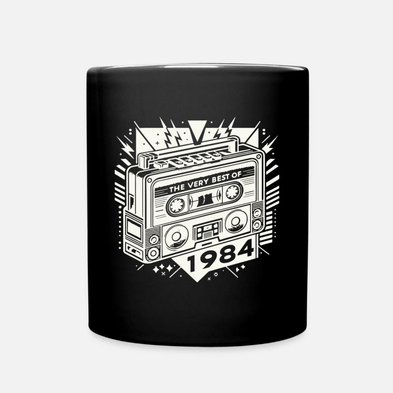 geburtstag very best of 1984 retro - Tasse einfarbig - Schwarz