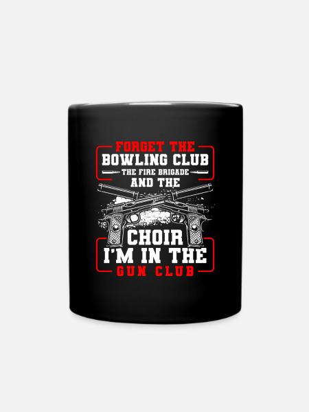 Waffenclub Munition Spass - Tasse einfarbig - Schwarz