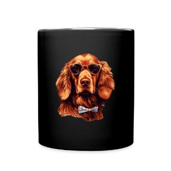 Irish Setter Cool - Chien Setter irlandais - Mug uni - noir - Devant