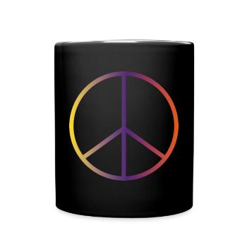 Symbol Peace - Full Colour Mug - black - Front
