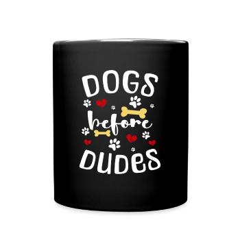 Amoureux des chiens Propriétaires de chiens Maîtresses - Mug uni - noir - Devant