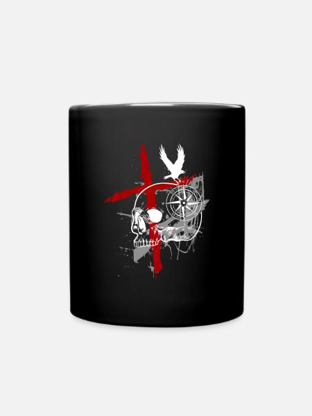 Style Tattoo Style Cool Horror - Full Colour Mug - black