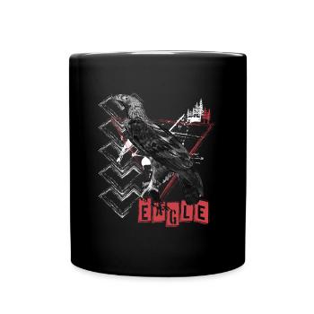 Tatouage Crâne Hardcore Sauvage - Mug uni - noir - Devant