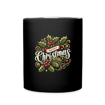 Joyeux Noël - Mug uni - noir - Devant